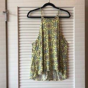 Halter open back tank